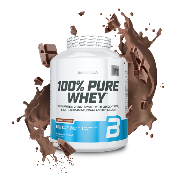 100% Pure Whey tejsavó fehérjepor - 2270 g