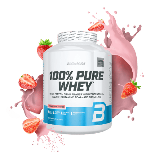 BioTechUSA 100% Pure Whey tejsavó fehérjepor - 2270 g