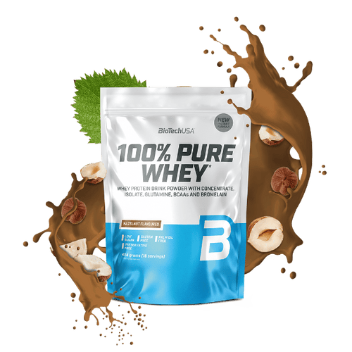 BioTechUSA 100% Pure Whey tejsavó fehérjepor - 454 g