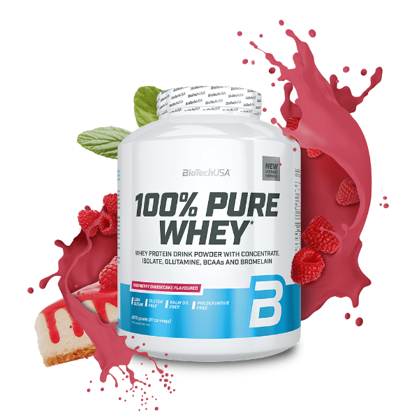 100% Pure Whey tejsavó fehérjepor - 2270 g