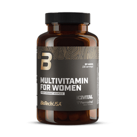 Multivitamin For Women from organic sources - 60 tabletta - BioTechUSA Hungary