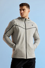 RISE férfi zipzáros pulóver - BioTechUSA Hungary