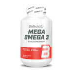 BioTechUSA Mega  Omega 3 - 180 lágykapszula