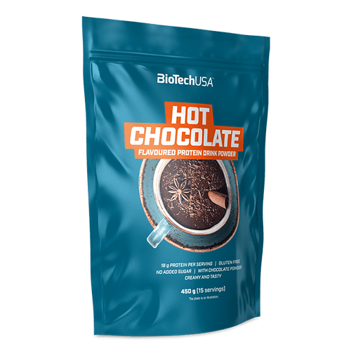 Hot chocolate, fehérje tartalmú forrócsoki italpor - 450 g