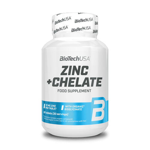 BioTechUSA Zinc+Chelate - 60 tabletta